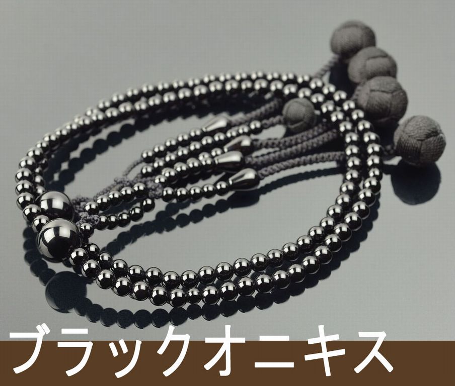 日蓮宗（法華）の男性用本式数珠を販売中│京都の念珠職人が丁寧に組んだ日本製の日蓮宗本式念珠│数珠・念珠の亀屋