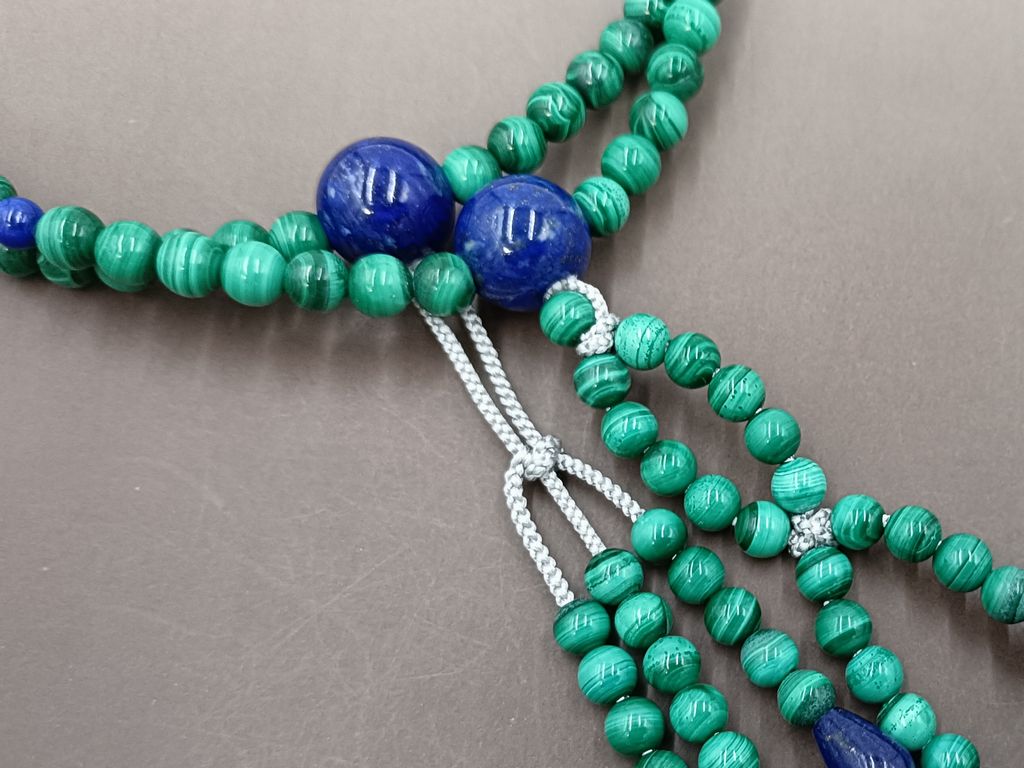 孔雀石 ラピスラズリ 日蓮宗（法華）尺2寸 導師様用【限定1品限り